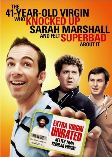41-      / The 41-Year-Old Virgin Who Knocked Up Sarah Marshall and Felt Superbad About It (2010)
